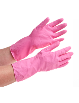Economy Household Gloves Medium Red 1 Pair
